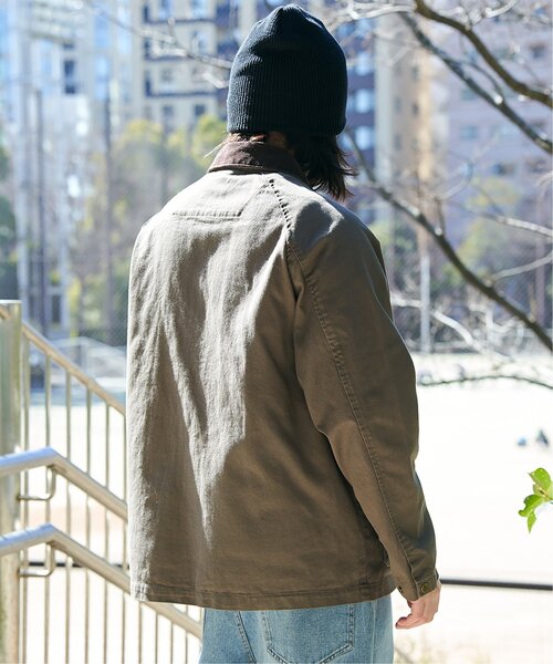 VENCEEXCHANGE(ヴァンスエクスチェンジ)の「襟コールジャケット(ミリタリージャケット・メンズ・ブラック/カーキ/アイボリー・M/L)」の21枚目の写真