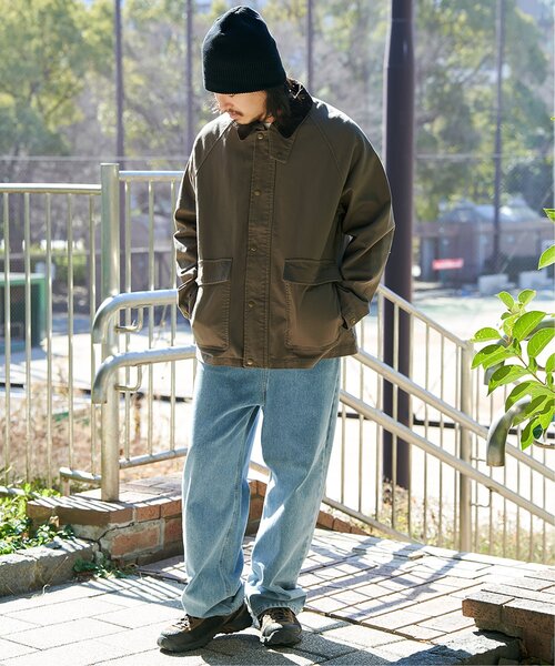 VENCEEXCHANGE(ヴァンスエクスチェンジ)の「襟コールジャケット(ミリタリージャケット・メンズ・ブラック/カーキ/アイボリー・M/L)」の19枚目の写真