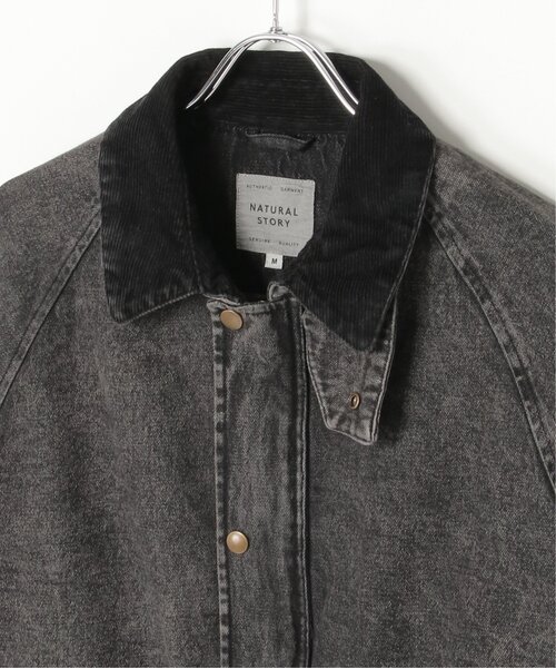 VENCEEXCHANGE(ヴァンスエクスチェンジ)の「襟コールジャケット(ミリタリージャケット・メンズ・ブラック/カーキ/アイボリー・M/L)」の12枚目の写真