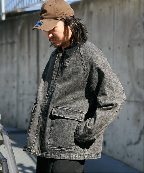 VENCEEXCHANGE(ヴァンスエクスチェンジ)の「襟コールジャケット(ミリタリージャケット・メンズ・ブラック/カーキ/アイボリー・M/L)」の3枚目の写真