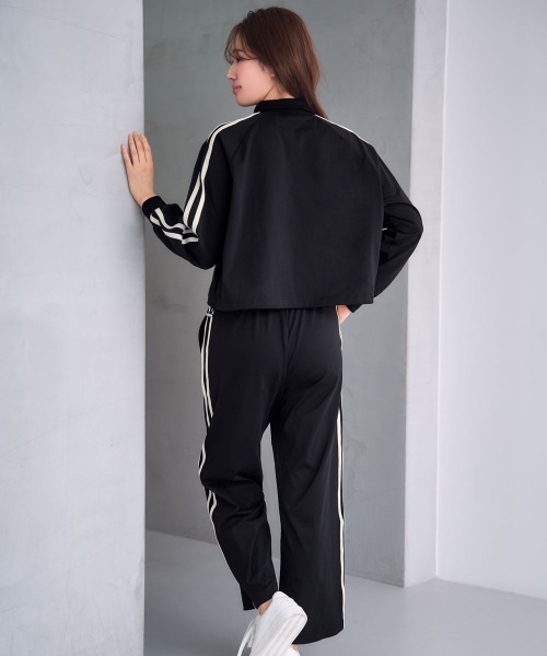 ドロストセットアップワンマイルウェア】ハーフジップ ライン