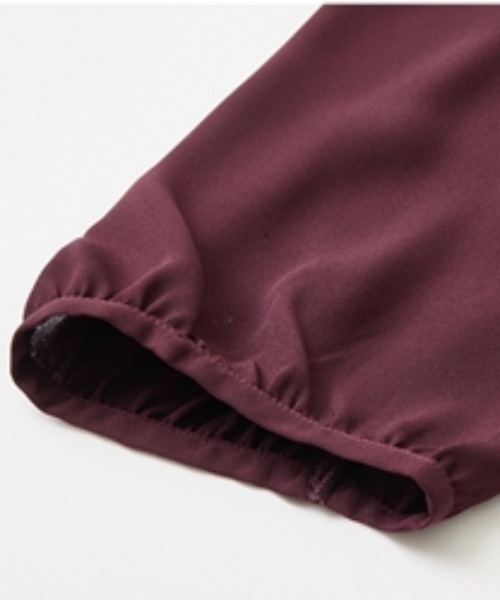 Petitjo（プッチージョ）の「小さいサイズ　８分袖ピンタックプリーツワンピース　低身長さん・小柄女性（ワンピース・レディース・パープル/ネイビー・PM/PS/PSS/PL）」の12枚目の写真