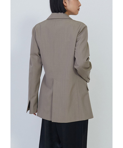 1er Arrondissement(プルミエアロンディスモン)の「TWギャバシングルジャケット(その他アウター・レディース・グレー系その他5/ベージュ・36/38)」の5枚目の写真