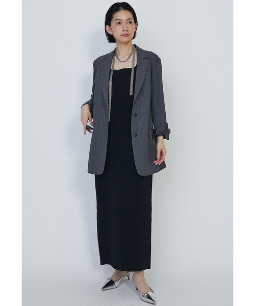 1er Arrondissement(プルミエアロンディスモン)の「TWギャバシングルジャケット(その他アウター・レディース・グレー系その他5/ベージュ・36/38)」の22枚目の写真
