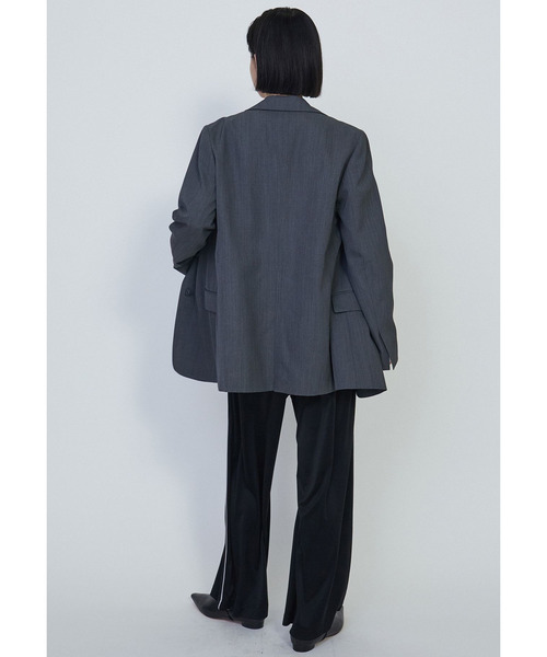 1er Arrondissement(プルミエアロンディスモン)の「TWギャバシングルジャケット(その他アウター・レディース・グレー系その他5/ベージュ・36/38)」の17枚目の写真