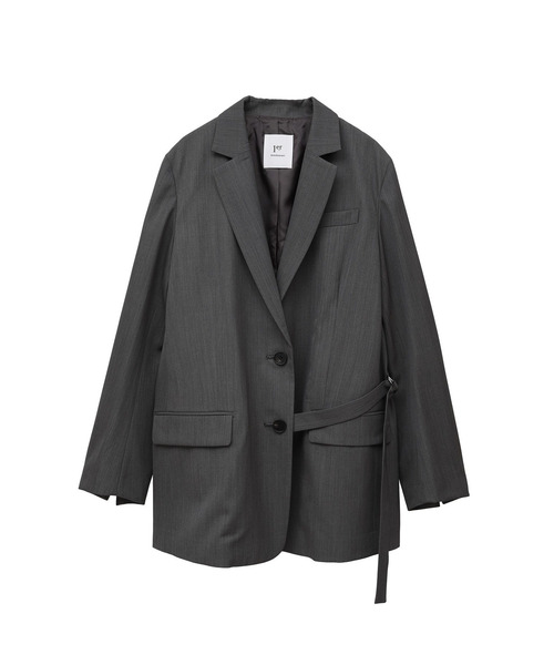 1er Arrondissement(プルミエアロンディスモン)の「TWギャバシングルジャケット(その他アウター・レディース・グレー系その他5/ベージュ・36/38)」の16枚目の写真