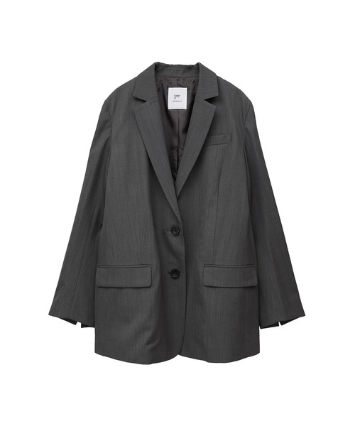 1er Arrondissement(プルミエアロンディスモン)の「TWギャバシングルジャケット(その他アウター・レディース・グレー系その他5/ベージュ・36/38)」の9枚目の写真