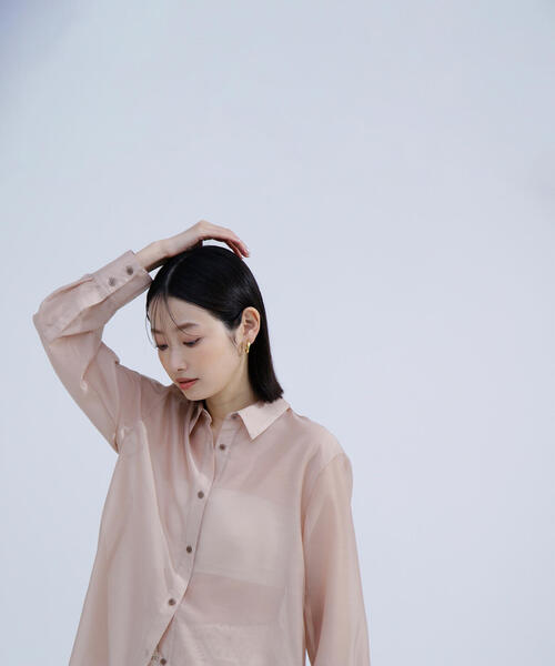 セール】◇シアーオーバーシャツ（シャツ/ブラウス）｜NATURAL