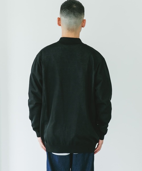 セール】リネンライク ロングスリーブシャツカーディガン