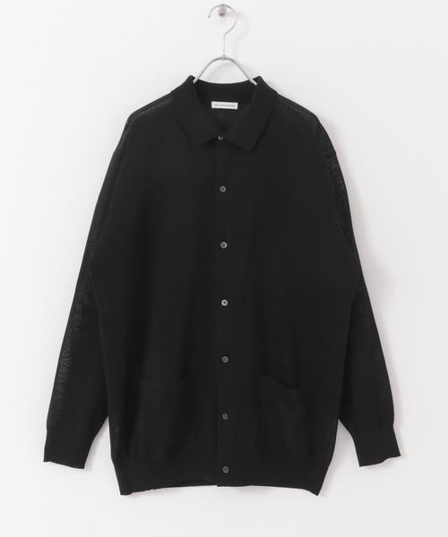 セール】リネンライク ロングスリーブシャツカーディガン