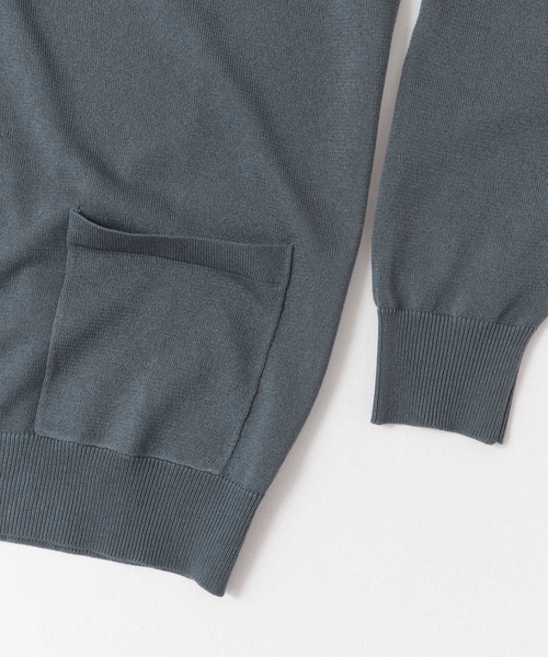 URBAN RESEARCH DOORS(アーバンリサーチドアーズ)の「リネンライク ロングスリーブシャツカーディガン(カーディガン/ボレロ・メンズ・グレー/ブラック・LARGE/MEDIUM)」の5枚目の写真