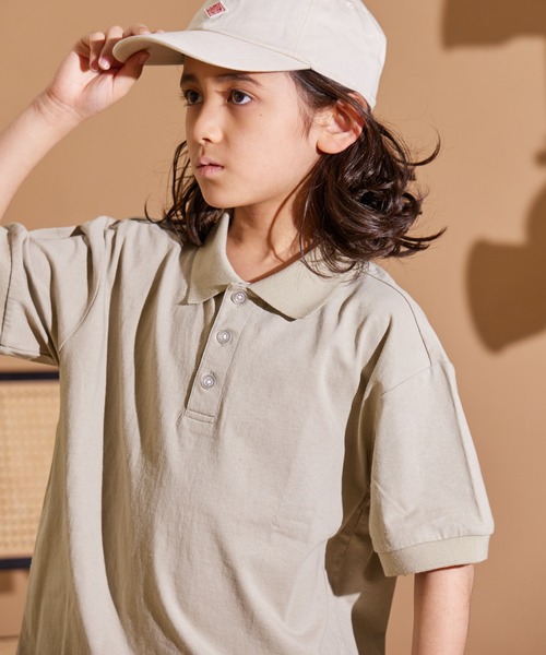 PAIRMANON STREET(ペアマノンストリート)の「【PAIRMANON STREET】ポロシャツ 半袖 Tシャツ(ポロシャツ・キッズ・ブラック/ブルー/ベージュ/ホワイト・120/130/160/140/90/150/100/110)」の3枚目の写真