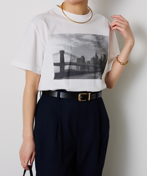 COLLAGE GALLARDAGALANTE◆Tシャツ/FREE/ベージュ/CLZ1031306A0004 COLLAGE GALLARDAGALANTE（コラージュガリャルダガランテ）の