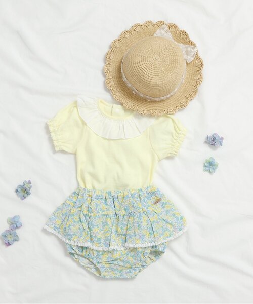 apres les cours（アプレレクール）の「ベビーぺーパーハット（ハット・キッズ・アイボリー/ベージュ・48/46）」の5枚目の写真