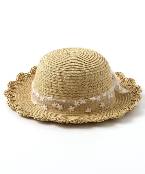 apres les cours（アプレレクール）の「ベビーぺーパーハット（ハット・キッズ・アイボリー/ベージュ・48/46）」の6枚目の写真