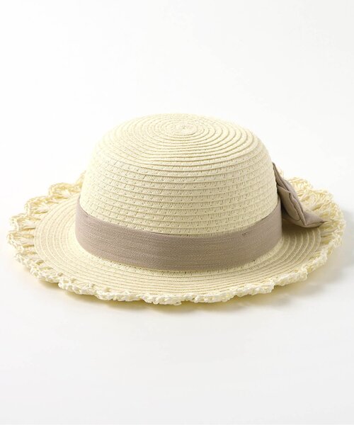 apres les cours（アプレレクール）の「ベビーぺーパーハット（ハット・キッズ・アイボリー/ベージュ・48/46）」の7枚目の写真