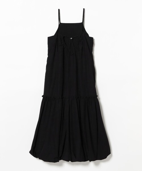 Ray BEAMS（レイビームス）の「バルーン キリカエ キャミ ワンピース [洗える]（ワンピース・レディース・レッド/ブラック・0/1）」の10枚目の写真