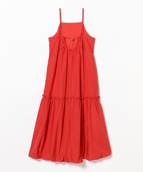 Ray BEAMS（レイビームス）の「バルーン キリカエ キャミ ワンピース [洗える]（ワンピース・レディース・レッド/ブラック・0/1）」の16枚目の写真