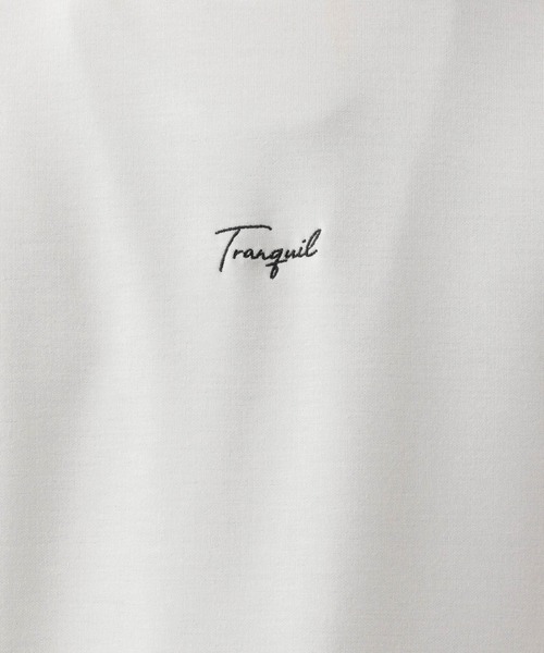 RAGEBLUE（レイジブルー）の「サイドジップスリット/オーバーサイズプチ刺繍ポンチTシャツ（Tシャツ/カットソー・メンズ・ベージュ/ネイビー/ホワイト/ライトブルー/ブラック/ダークグリーン・SMALL/MEDIUM/LARGE）」の22枚目の写真