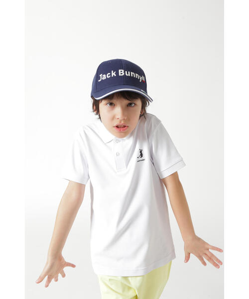 【Jack Bunny!!】天竺メッシュ半袖ポロシャツ (JUNIOR)