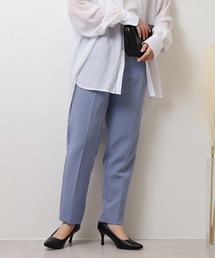 Anna Nicola（アンナニコラ）の「Anna Nicola センタープレスストレッチテーパードパンツ（スラックス）」