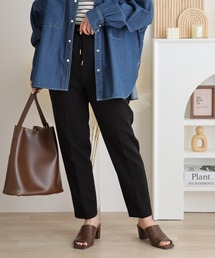 Anna Nicola（アンナニコラ）の「Anna Nicola センタープレスストレッチテーパードパンツ（スラックス）」