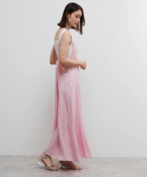 SOFFITTO（ソフィット）の「ヴィンテージライクキャミワンピース（ワンピース・レディース・ピンク/ネイビー・S/M）」の15枚目の写真