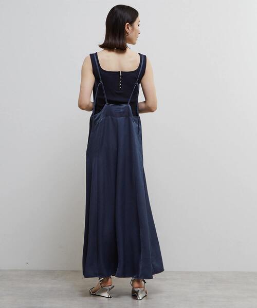 SOFFITTO（ソフィット）の「ヴィンテージライクキャミワンピース（ワンピース・レディース・ピンク/ネイビー・S/M）」の9枚目の写真