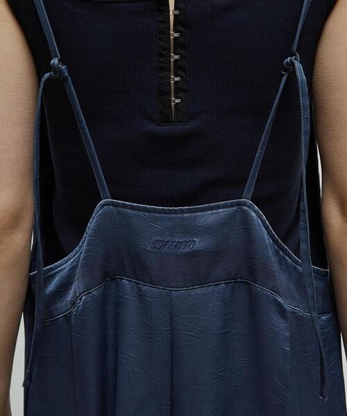SOFFITTO（ソフィット）の「ヴィンテージライクキャミワンピース（ワンピース・レディース・ピンク/ネイビー・S/M）」の12枚目の写真