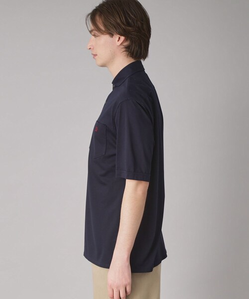 DRESSTERIOR（ドレステリア）の「【吸湿速乾/Safari5月号掲載】COOL MAX プルオーバーシャツ（ポロシャツ・メンズ・サックスブルー/ネイビー・90/91/92/94）」の16枚目の写真