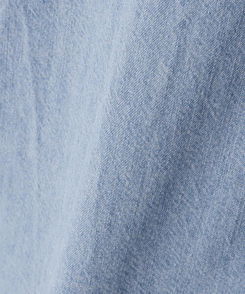 EDIT COLOGNE（エディットコロン）の「《EDIT COLOGNE》デニムシャツ（シャツ/ブラウス・レディース・ネイビー/ブルー・FREE）」の16枚目の写真