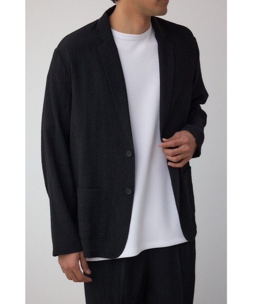 AZUL by moussy（アズールバイマウジー）の「楊柳テーラードジャケット（テーラードジャケット・メンズ・ブラック/カーキ/グレー・MEDIUM/LARGE）」の2枚目の写真