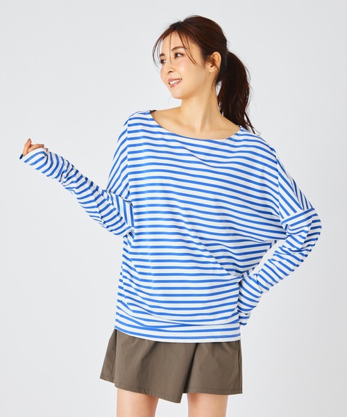 セール】ラッシュガードボーダーTシャツ（ラッシュガード）｜ever