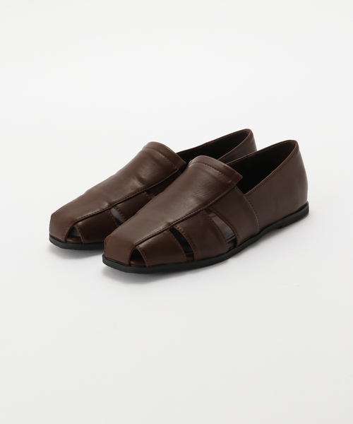 B.C STOCK（ベーセーストック）の「スリッポンシューズ（その他シューズ・レディース・ブラウン/アイボリー/ブラック・SMALL/LARGE/MEDIUM）」の3枚目の写真