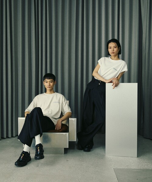 Firsthand(ファーストハンド)の「MA Firsthand/マ ファーストハンド BASICロゴ刺繍TEE / ワンポイントロゴ刺繍半袖Tシャツ / リラックスフィット(Tシャツ/カットソー・メンズ・イエロー/ホワイト/グレー/ブラック・S/M/L)」の20枚目の写真