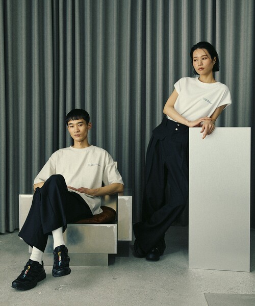 Firsthand(ファーストハンド)の「MA Firsthand/マ ファーストハンド BASICロゴ刺繍TEE / ワンポイントロゴ刺繍半袖Tシャツ / リラックスフィット(Tシャツ/カットソー・メンズ・イエロー/ホワイト/グレー/ブラック・S/M/L)」の21枚目の写真