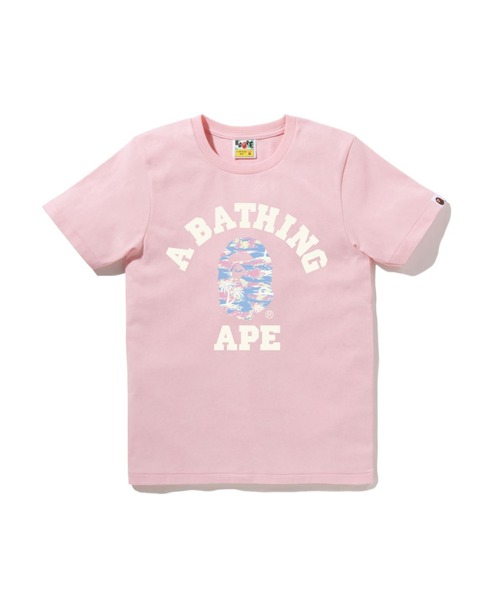 NEW【A BATHING APE】TREE EDGE CAMO COLLEGE TEE tシャツ MAP CAMO COLLEGE TEE | bape.com