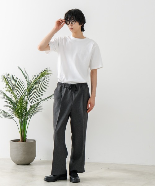 DISCUS(ディスカス)の「【DISCUS/ディスカス】USAコットン ワッペンロゴ刺繍 無地 クルーネック半袖Tシャツ レディース メンズ(Tシャツ/カットソー・メンズ・グレー/ホワイト/ブラック/ネイビー/グリーン/ブルー・LARGE/MEDIUM/X-LARGE)」の21枚目の写真