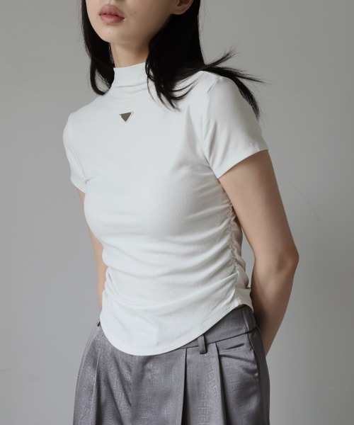 Culbhaus ハイネックTシャツ ホワイト ハイネックカットソー(Tシャツ/カットソー)|Ulysses