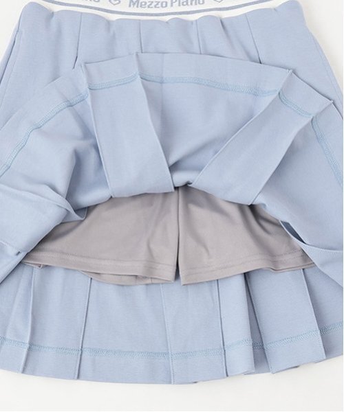 メゾピアノジュニア　新品未使用　セットアップ　スカート　トップス セール】ハーフジップ＆プリーツスカパンセットアップ（スカート
