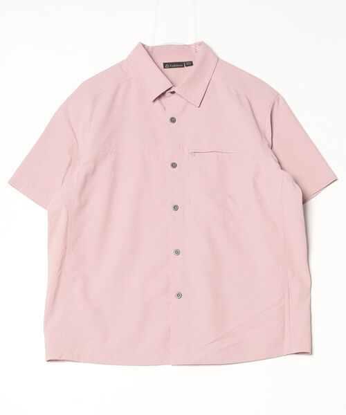 TRAIL BUM（トレイルバム）の「HERRERO S/S SHIRT /エレーロ ショートスリーブ シャツ（シャツ/ブラウス・メンズ・ライトグレー系1/ライトカーキ/ライトグリーン系1/ピンク系その他/グリーン系その他・LARGE/SMALL/MEDIUM）」の5枚目の写真