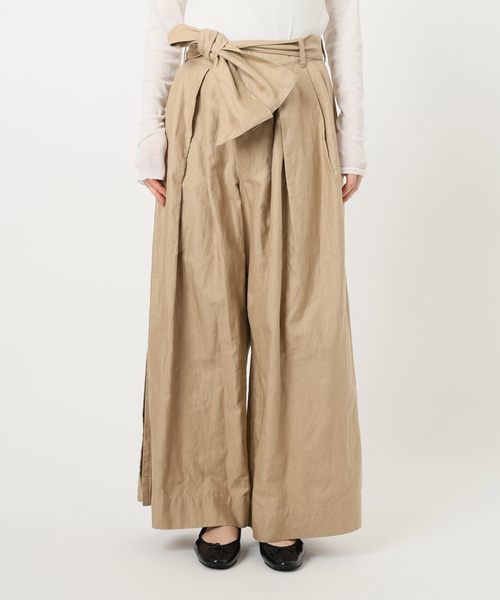 IENA(イエナ)の「enrica/エンリカ コットンリネンワイドパンツ(その他パンツ・レディース・ベージュ・38/36)」の21枚目の写真