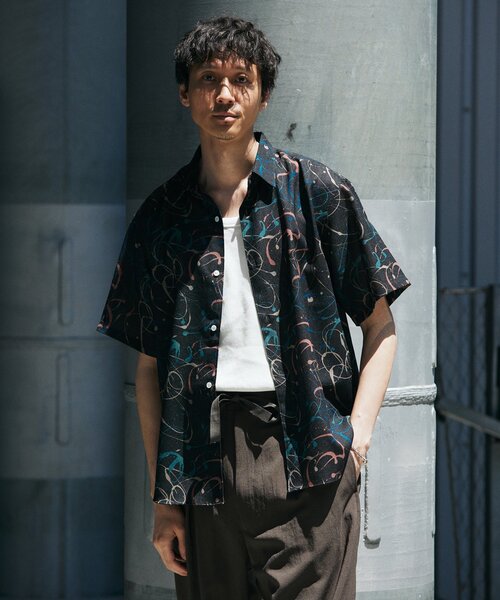 【JOURNAL STANDARD】EVALETメッシパターンシャツ JOURNAL STANDARD シャツ ”吸水速乾 / 通気性” EVALET ライト