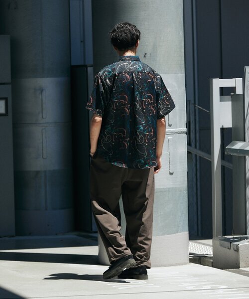 JOURNAL STANDARD（ジャーナルスタンダード）の「”吸水速乾 / 通気性” EVALET メッシュ パターン シャツ（シャツ/ブラウス・メンズ・ブラック/ブラウン系その他/ベージュ/ブルー系その他・SMALL/MEDIUM/LARGE）」の7枚目の写真