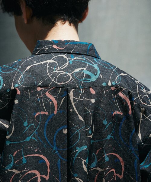 JOURNAL STANDARD（ジャーナルスタンダード）の「”吸水速乾 / 通気性” EVALET メッシュ パターン シャツ（シャツ/ブラウス・メンズ・ブラック/ブラウン系その他/ベージュ/ブルー系その他・SMALL/MEDIUM/LARGE）」の12枚目の写真