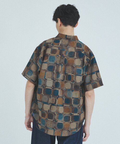 【JOURNAL STANDARD】EVALETメッシパターンシャツ JOURNAL STANDARD｜
