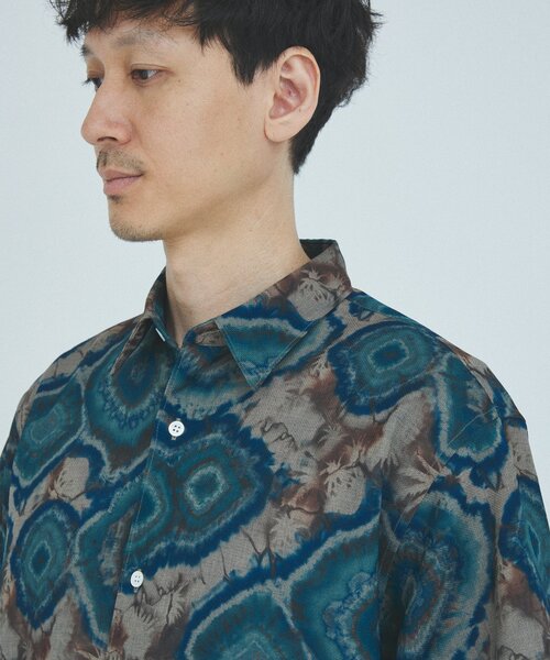 吸水速乾 / 通気性” EVALET メッシュ パターン シャツ（シャツ