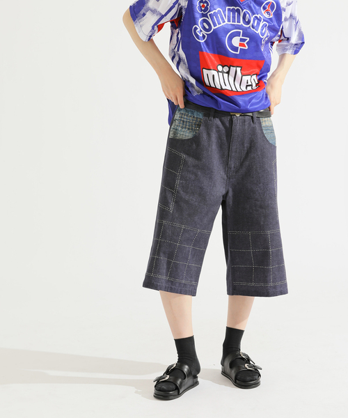 Poggy × Paris Saint-Germain】DEAR PSG PRINTED BAGGY SHORTS