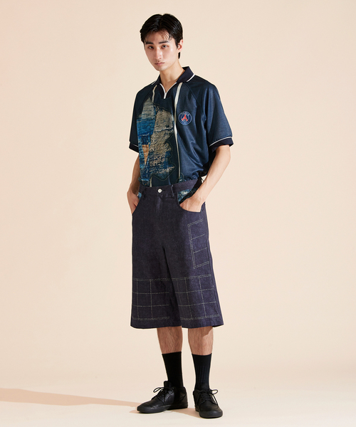 Poggy × Paris Saint-Germain】DEAR PSG PRINTED BAGGY SHORTS