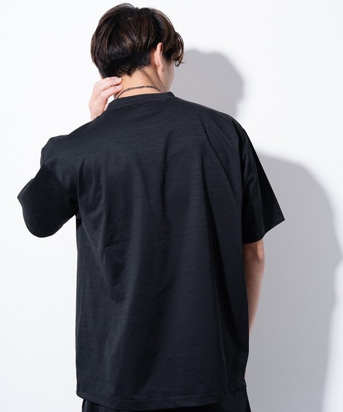 Piko（ピコ）の「前厚盛プリントTシャツ（Tシャツ/カットソー・メンズ・ネイビー/オフホワイト/ブラック・M/L/LL）」の11枚目の写真